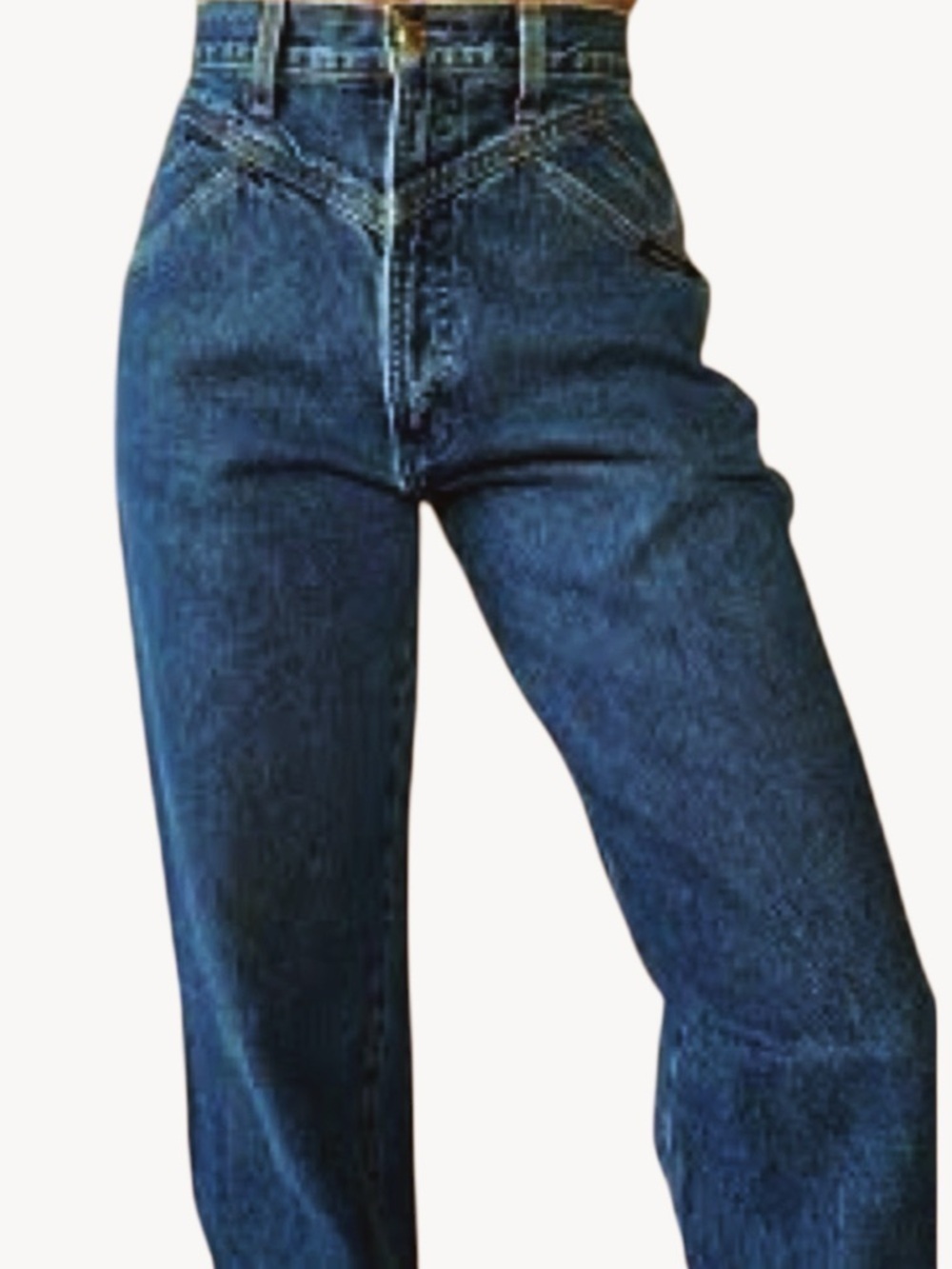 EUC Rockies Vintage Western Wear Collection Blue Jeans Women size 33 XLong